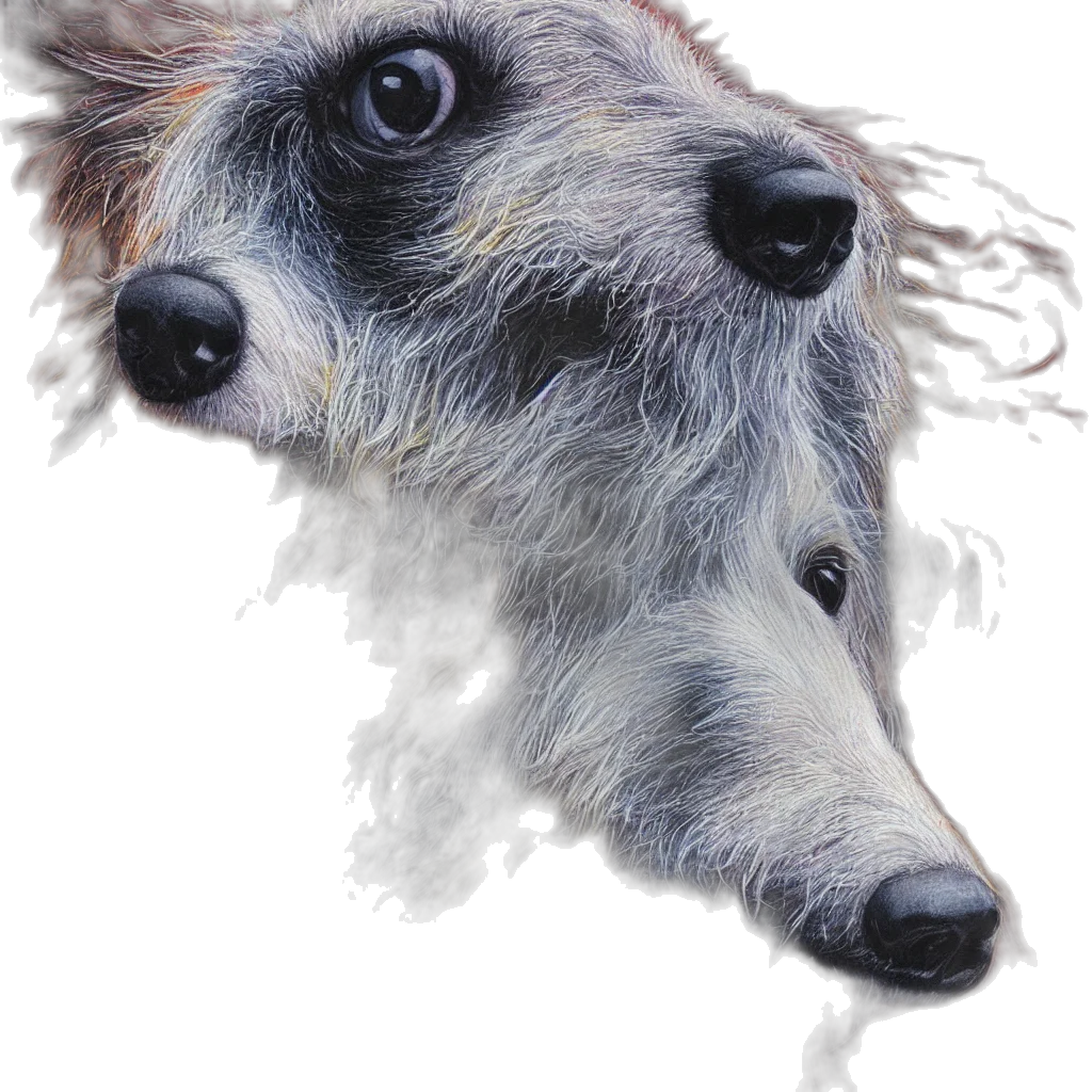 animal, creature, face, staff, photorealistic, watercolor, oil painting, concept art transparent PNG cut-out