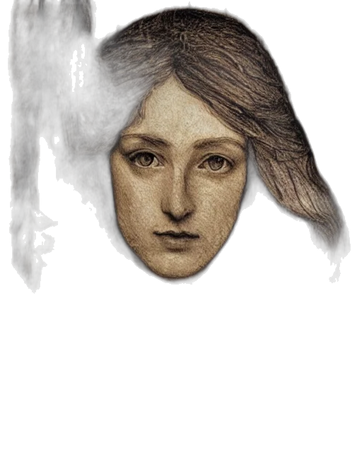 face, mask, dress, staff transparent PNG cut-out