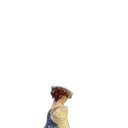 dress, crown, staff, hat transparent PNG cut-out