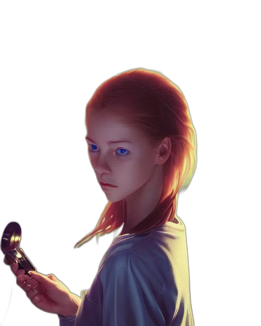 face, robot, staff, weapon, concept art, fantasy art, comic book art, photorealistic transparent PNG cut-out