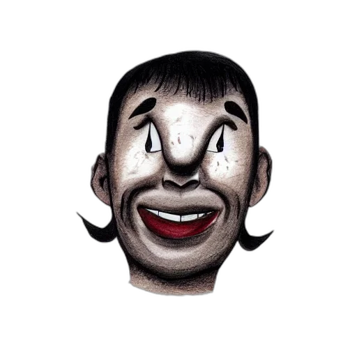face, mask, creature, animal, cartoon, photorealistic, concept art, 3d render transparent PNG cut-out