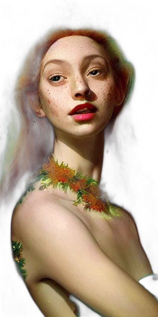 face, creature, jewelry, hair, photorealistic, fantasy art, oil painting, concept art transparent PNG cut-out