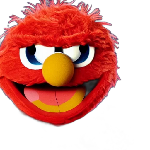 face, mask, animal, staff, 3d render, photorealistic, elmo, anime transparent PNG cut-out