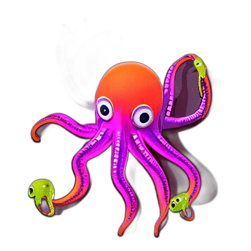 creature, staff, animal, weapon transparent PNG cut-out