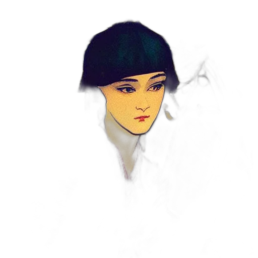 face, hat, mask, staff transparent PNG cut-out
