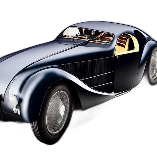 car, photorealistic, 3d render, concept art, bugatti, type, atlantic, concept transparent PNG cut-out