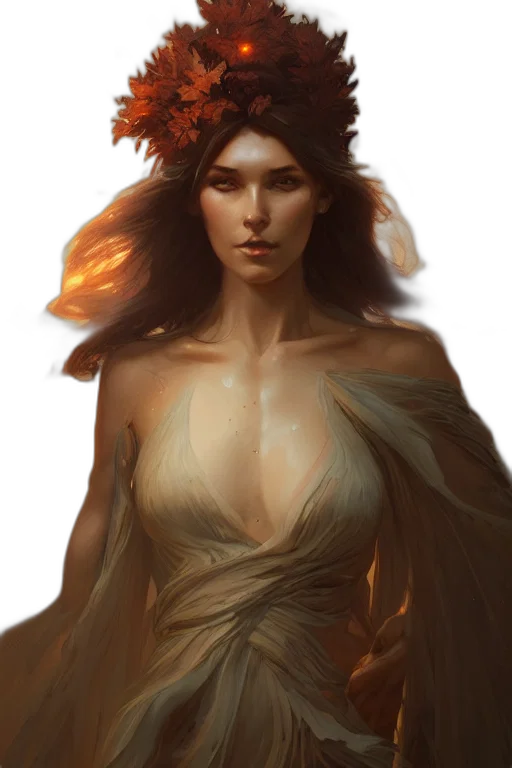 dress, crown, face, dragon, fantasy art, concept art, photorealistic, oil painting transparent PNG cut-out