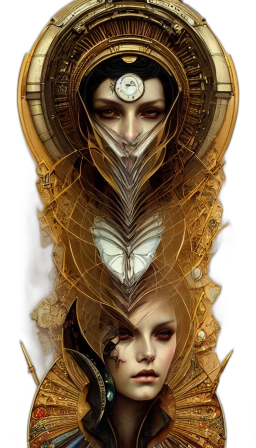 mask, face, crown, jewelry, fantasy art, concept art, comic book art, cyberpunk transparent PNG cut-out