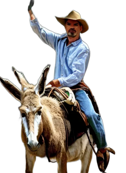 animal, hat, staff, weapon transparent PNG cut-out