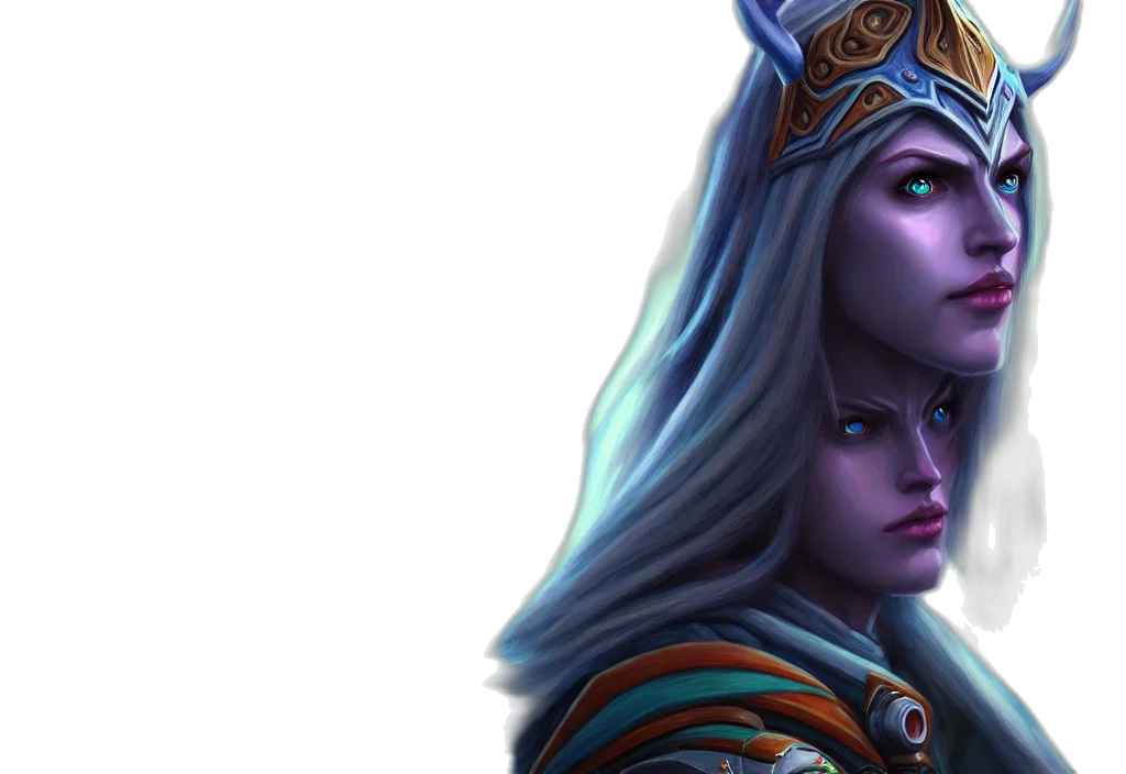 face, fantasy art, concept art, 3d render, photorealistic, blue, hyperrealist, distant transparent PNG cut-out