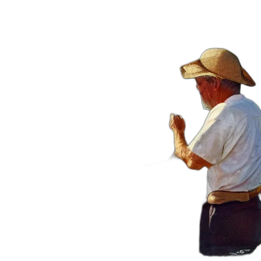 hat, staff, face, umbrella, oil painting, photorealistic, concept art, watercolor transparent PNG cut-out