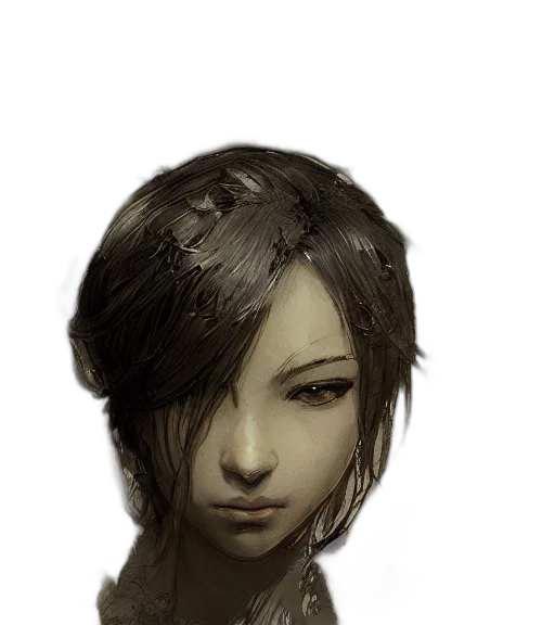 face, mask, robot, hair transparent PNG cut-out