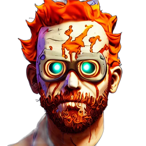 mask, face, staff, concept art, comic book art, pixel art, cyberpunk, glowwave transparent PNG cut-out