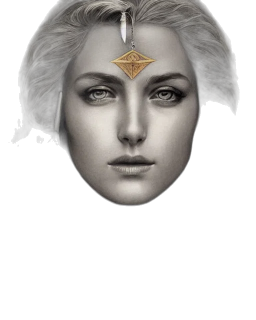 crown, face, jewelry, mask, fantasy art, concept art, photorealistic, 3d render transparent PNG cut-out