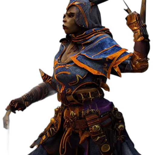 staff, sword, weapon, mask, concept art, fantasy art, 3d render, dark transparent PNG cut-out