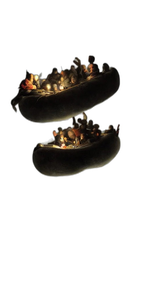 shoes, crown, food, hat, 3d render, concept art, photorealistic, fantasy art transparent PNG cut-out