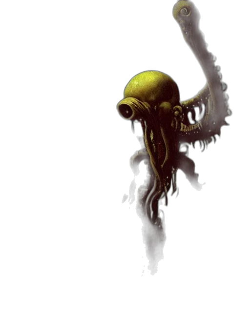 creature, mask, staff, hair, concept art, fantasy art, photorealistic, 3d render transparent PNG cut-out