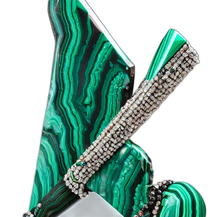 sword, jewelry, weapon, crown, green, photograph, real-life, malachite transparent PNG cut-out