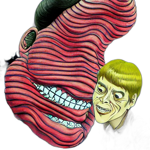 mask, creature, face, hat, concept art, comic book art, photorealistic, 3d render transparent PNG cut-out