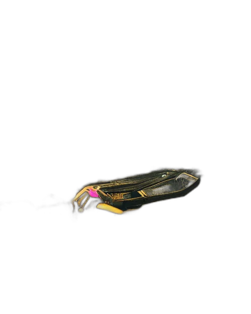 shoes, jewelry, weapon, crown, 3d render, photorealistic, concept art, cyberpunk transparent PNG cut-out