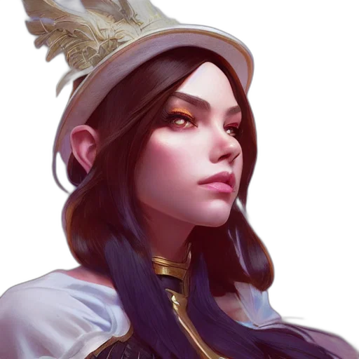 crown, staff, face, hat, fantasy art, concept art, photorealistic, pixel art transparent PNG cut-out