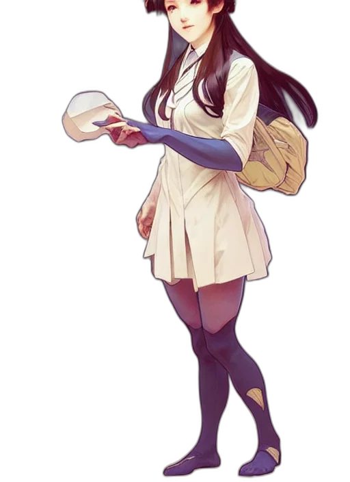 staff, dress, jacket, weapon transparent PNG cut-out