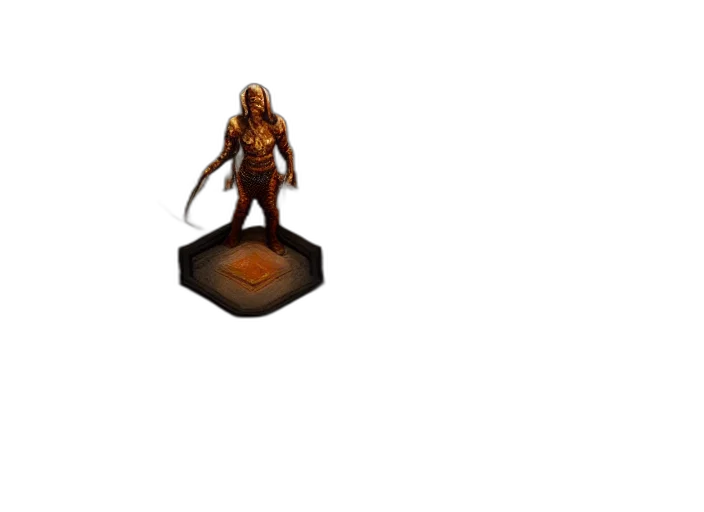 creature, staff, weapon, robot, concept art, 3d render, pixel art, fantasy art transparent PNG cut-out