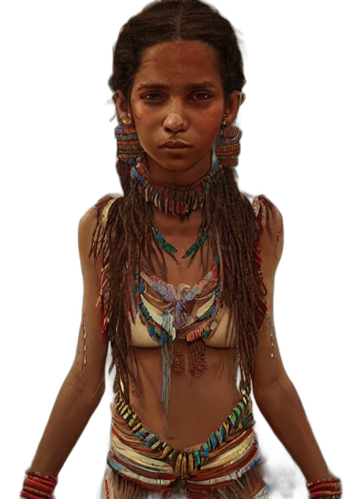 jewelry, mask, face, staff, concept art, fantasy art, photorealistic, 3d render transparent PNG cut-out