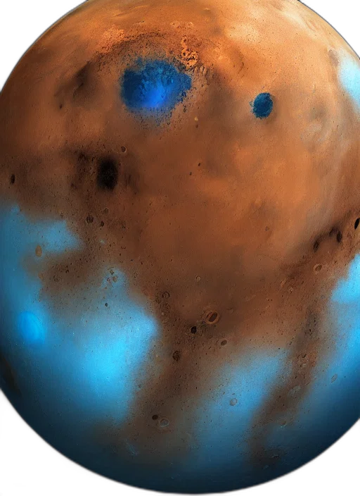 outer space, earth, face, eating transparent PNG cut-out