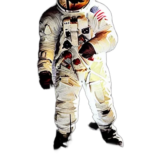 jacket, mask, staff, robot transparent PNG cut-out