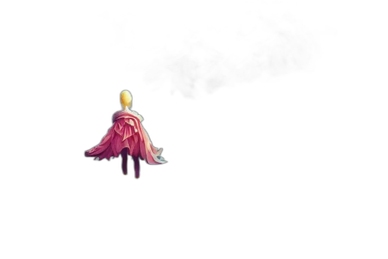 dress, dragon, creature, sword, pixel art, concept art, fantasy art, 3d render transparent PNG cut-out