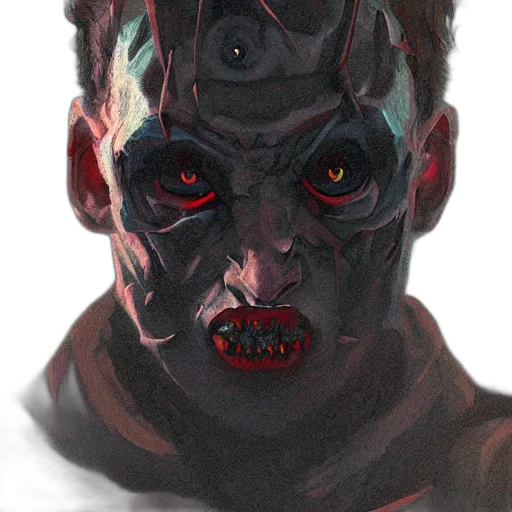 mask, face, creature, concept art transparent PNG cut-out