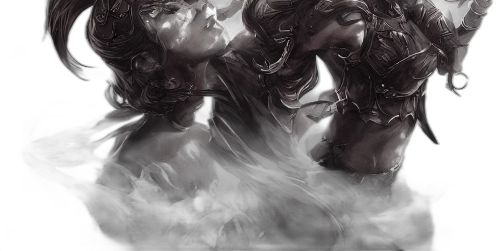 mask, photorealistic, fantasy art, pencil sketch transparent PNG cut-out