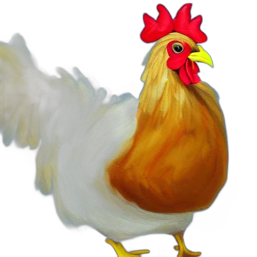 animal, food, photorealistic, oil painting transparent PNG cut-out