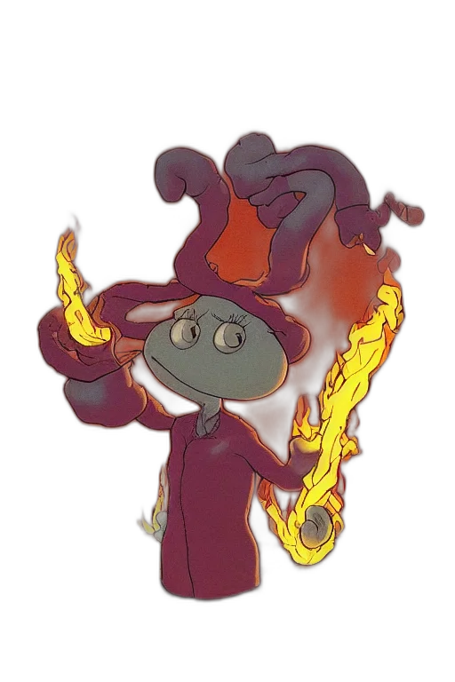 staff, hat, crown, dragon, concept art, cartoon, fantasy art, pixel art transparent PNG cut-out