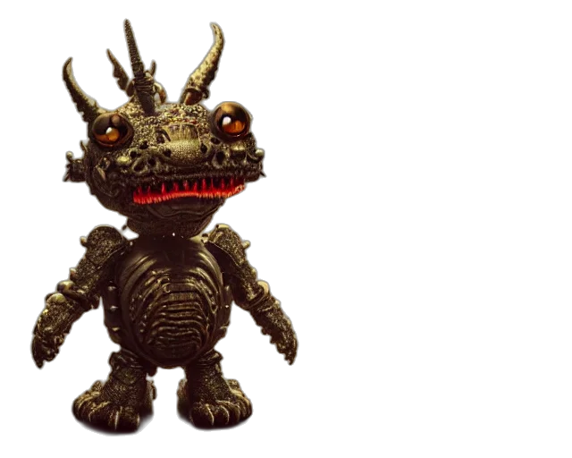 dragon, creature, animal, robot transparent PNG cut-out