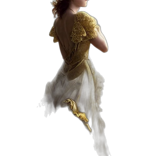 dress, staff, sword, concept art transparent PNG cut-out