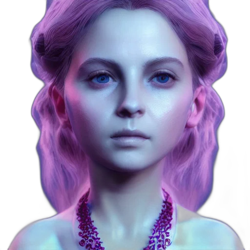 face, jewelry, crown, dress, photorealistic, fantasy art, concept art, 3d render transparent PNG cut-out