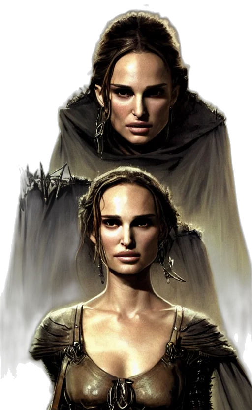 face, fantasy art, concept art, comic book art transparent PNG cut-out