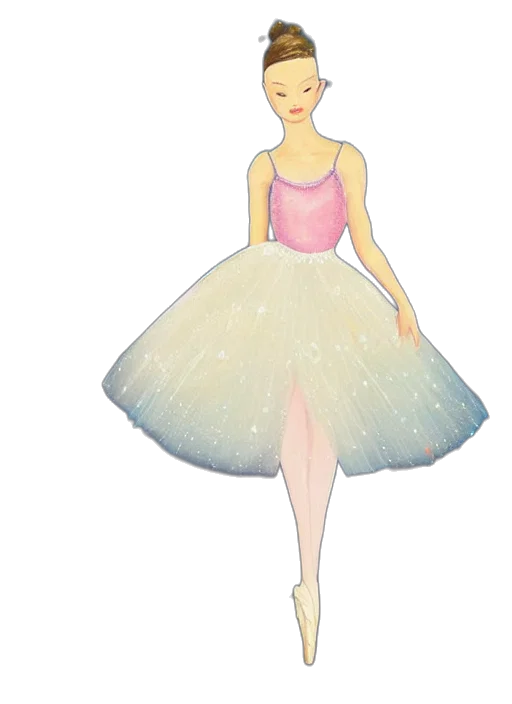 dress, staff, concept art, watercolor, cartoon, fantasy art, pastel, neon transparent PNG cut-out