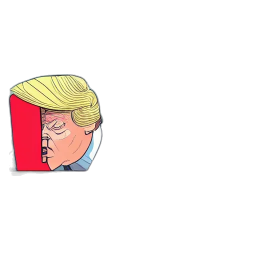 face, mask, hat, pixel art, comic book art, cartoon, vaporwave, red transparent PNG cut-out