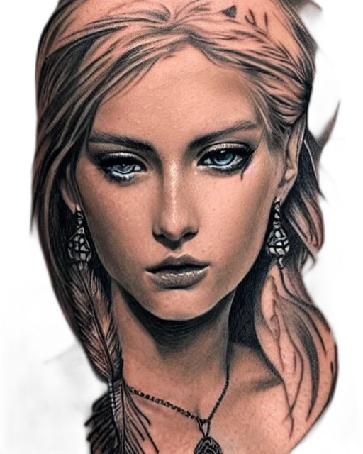 face, jewelry, crown, fantasy art, comic book art, photorealistic, watercolor, dark transparent PNG cut-out