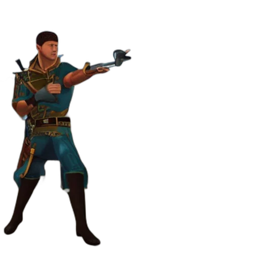 staff, weapon, sword, jacket, concept art, 3d render, pixel art, fantasy art transparent PNG cut-out