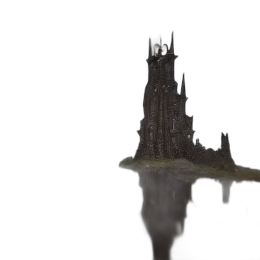 crown, building, dragon, sword transparent PNG cut-out