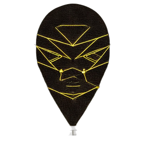 mask, jacket, hat, only, faces, liminal, space, golden transparent PNG cut-out