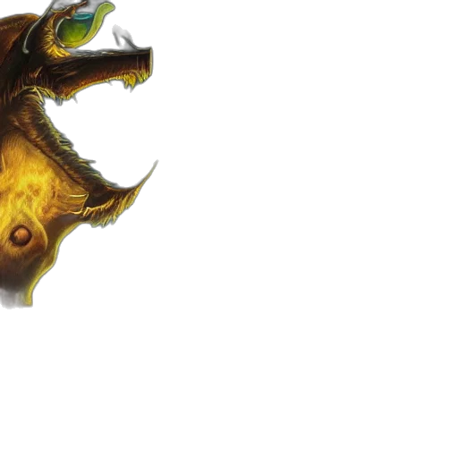 dragon, creature, mask, face transparent PNG cut-out
