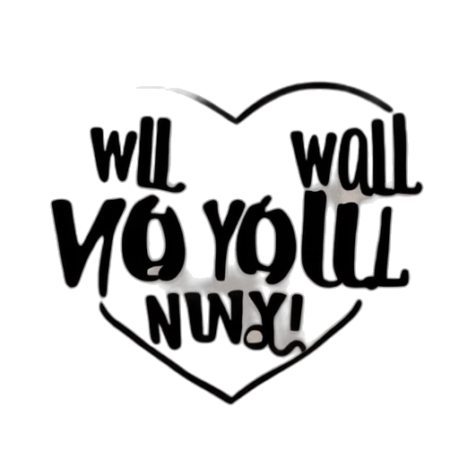 will, never, forget, love transparent PNG cut-out