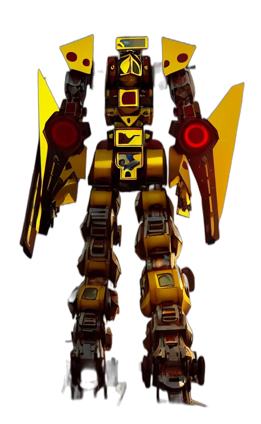 robot, weapon, staff, animal transparent PNG cut-out