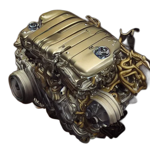 car, concept art, 3d render, photorealistic, bmw, engine, made, human transparent PNG cut-out