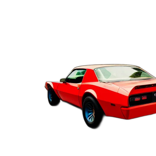 car, weapon, animal, 3d render, photorealistic, concept art, vaporwave, red transparent PNG cut-out